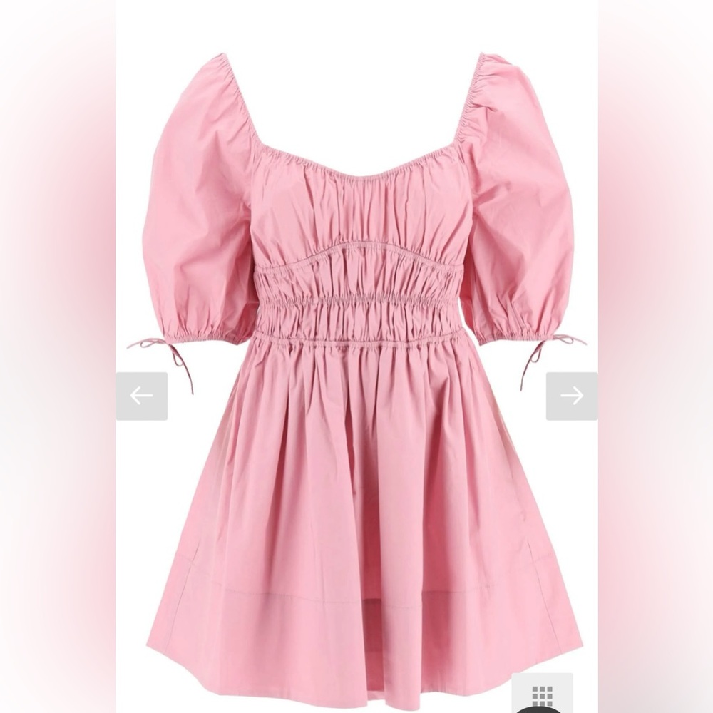 Staud Mini Faye Dress - Quartz